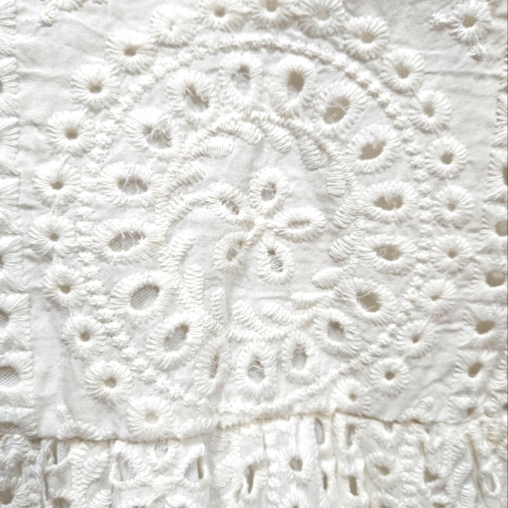 Boho eyelet dress